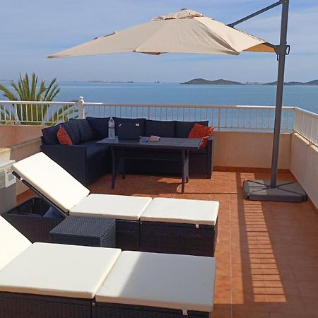 Top Floor Apartment Beachhouse, Beautiful Sea View, On The Beach! 카르타헤나 외부 사진